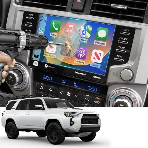 Vista 17 de YEE PIN Protector de pantalla para 2014-2019 4Runner Entune 6.1 pulgadas/2013 BRZ, protector de pantalla táctil de cristal templado para navegación