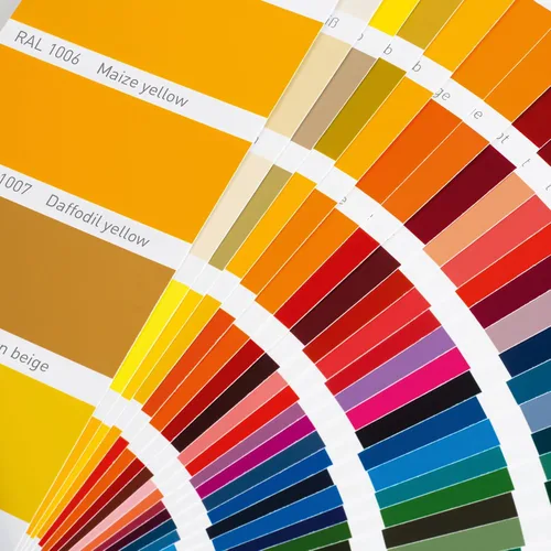Vista 4 de RAL Tabla de colores K7, 215 colores, brillante, 8 idiomas