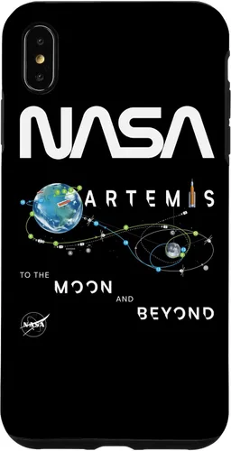 Vista 11 de NASA Artemis Mission Exploration Insignia Worm Logo Case for iPhone 17