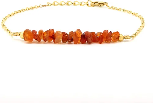 Vista 46 de Gempires Natural Chips Bar Bracelet, Energy Healing Crystals, Birthday, Gift for Her, Gemstone Jewelry 8 inch