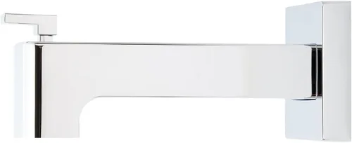 Vista 3 de Signature Hardware 449813 Hibiscus - Boquilla desviadora integrada de 7-11/16", negro mate, latón