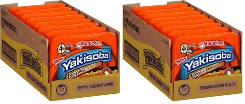 Vista 10 de Maruchan Yakisoba - Sabor a queso cheddar, 3.96 onzas, paquete de 8, (4178990766)