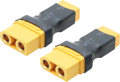 Vista 12 de 2 pares de adaptadores de conector XT60, XT60 macho y hembra sin adaptador de cable convertidor para RC Lipo batería Drone Toy Car etc