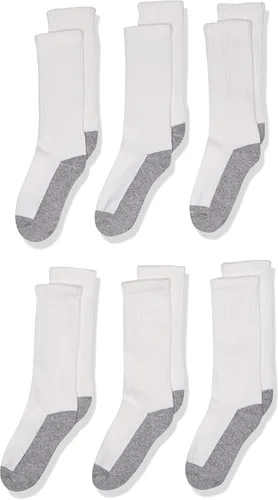 Vista 4 de Jefferies Socks Calcetines deportivos sin costuras, paquete de 6 Blanco