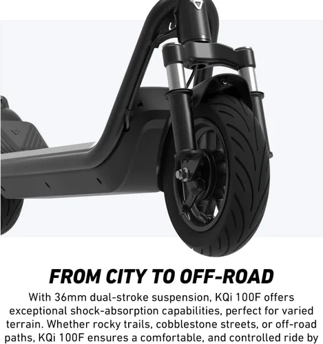 Vista 3 de NIU 100P/100F/300P/300X Electric Scooter Adult - E Scooter with Suspension, 600-1000W Peak Power, 18-37.3 Miles Max Range, Top Speed 17.4-23.6MPH