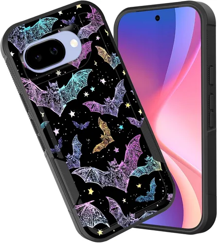 Vista 26 de Funda para Pixel 6A, funda híbrida de doble capa resistente a prueba de golpes de policarbonato duro de silicona suave TPU para Google Pixel 6A