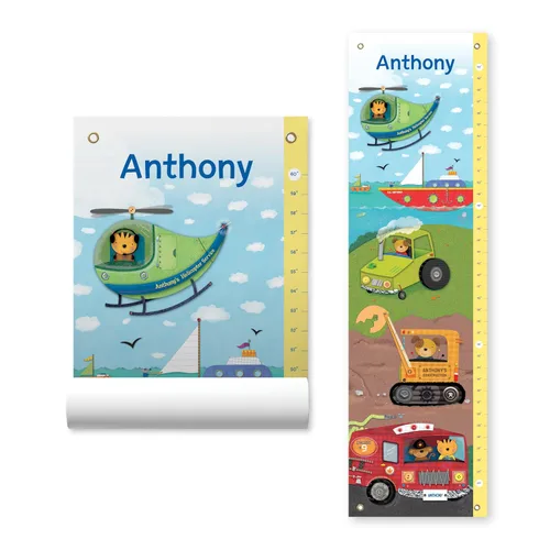 Vista 10 de Tabla de crecimiento personalizada para niños, mariposas - I See Me!