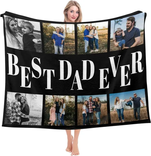 Vista 11 de Mantas personalizadas con fotos, regalos personalizados para parejas, manta con fotos personalizada, regalos para siempre y para siempre, regalo