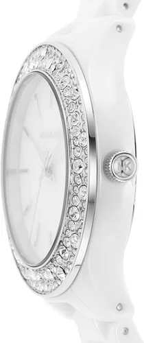 Vista 2 de Michael Kors Reloj de cuarzo Liliane para mujer con correa de acero inoxidable