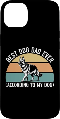 Vista 15 de German Shepherd Best Dog Dad Ever According to My Dog, GSD Case for iPhone XR