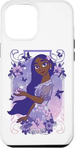 Vista 25 de Funda para iPhone 16 Disney Encanto Isabella Dreamy Floral Retrato