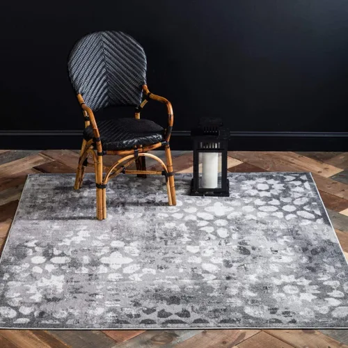Vista 12 de Unique Loom Sofia Collection - Alfombra Larvotto (7 pies 1 pulgada, redonda, marrón/beige)