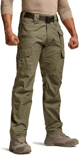 Vista 38 de CQR Pantalones tácticos para hombre, resistentes al agua, pantalones cargo Ripstop, ligeros EDC trabajo, senderismo, ropa para exteriores Mag Pocket