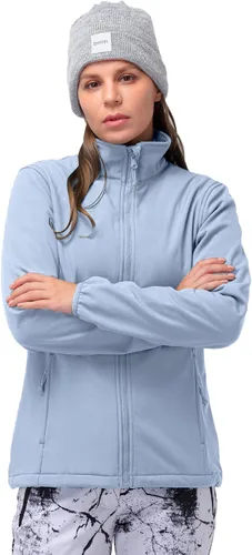 Vista 2 de 33,000ft Abrigo impermeable con capucha 3 en 1 para mujer, para invierno, esquí, senderismo, lluvia, forro de vellón, cortavientos