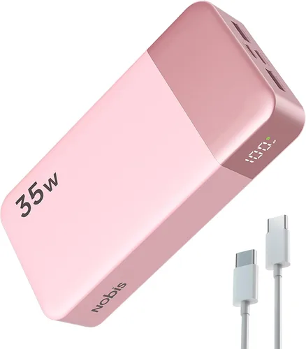 Vista 8 de NOBIS Cargador portátil 35W 20000mAh Power Bank Carga rápida Verde