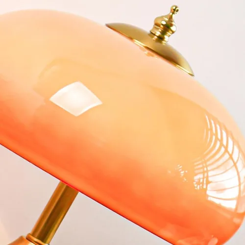 Vista 3 de Lamp for Desk Retro Atmosphere Glass Night Light Creative Medieval Style Table Lamp Bedroom Bedside Lamp Desk Lamps for Home Office