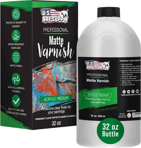 Vista 7 de U.S. Art Supply Gel acrílico transparente medio mate, 6.8 fl oz, tubo (6.7 onzas), aumenta la viscosidad y transparencia en pinturas acrílicas