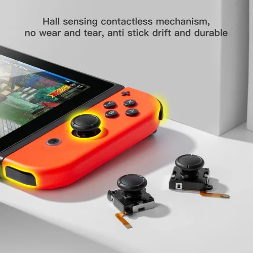 Vista 4 de GuliKit Switch Joystick Replacement, Hall Effect Joystick, No Drift, Hall Joystick for Switch Joycon, Switch OLED & Switch Lite with Repair Kit