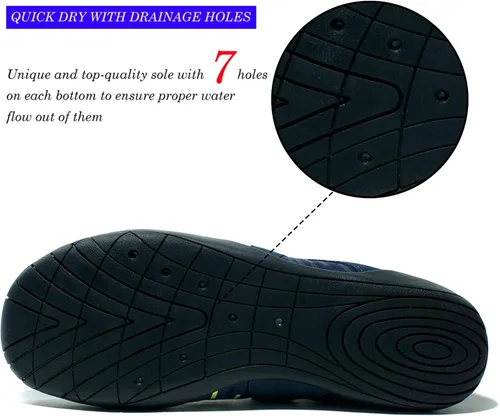 Vista 6 de Cheston Zapatos acuáticos de secado rápido para hombre y mujer