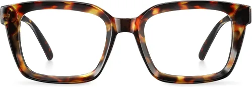 Vista 19 de XVXV Square Reading Glasses for Women - Blue Light Blocking Readers Anti Glare Eyeglasses with Spring Hinge