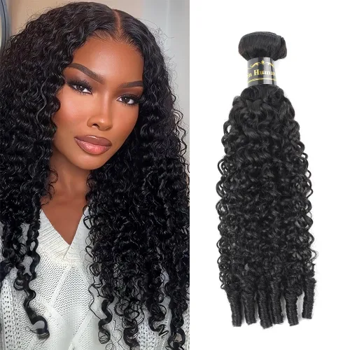 Vista 29 de Amella Extensiones de cabello brasileño de onda profunda de 14 pulgadas, 100% sin procesar, 1 paquete de cabello ondulado profundo, paquetes
