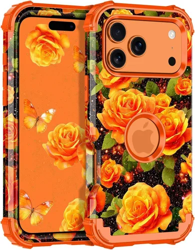 Vista 36 de Miqala Funda compatible con iPhone 8 Plus, iPhone 7 Plus, que brilla en la oscuridad, tres capas, resistente a los golpes, parachoques de plástico