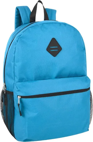 Vista 7 de Trail maker Mochilas al por mayor de 19 pulgadas a granel paquete de 24 para niños escuela para adultos sin fines de lucro Negro