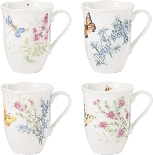 Vista 14 de Lenox 897792 Butterfly Meadow Herbs - Juego de vajilla de 12 piezas