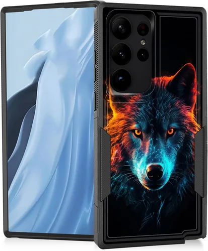 Vista 123 de Funda para Galaxy A14 5G, resistente de doble capa híbrida de policarbonato duro, goma suave, a prueba de golpes, funda protectora resistente