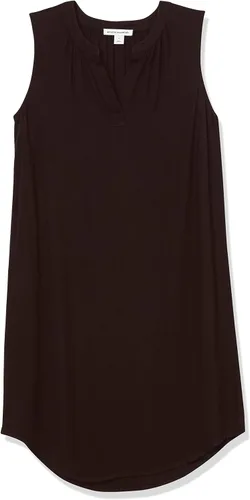 Vista 4 de Tienda Essentials - Vestido recto tejido sin mangas para mujer