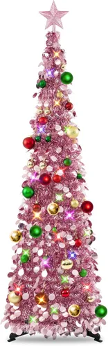 Vista 42 de N&T Nieting - Árbol de Navidad de oropel Negro