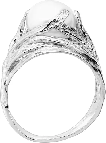 Vista 3 de Silpada Anillo de perlas cultivadas en agua dulce de 0374-0394in en plata de ley perla Perla no conocido