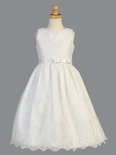 Vista 2 de SWEA Pea & Lilli - Vestidos blancos de primera comunión para niñas de 7 a 16 años y tallas grandes