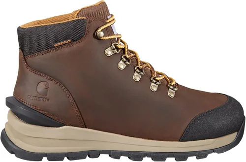 Vista 2 de Carhartt Botas de trabajo Gilmore de 5 pulgadas para hombre, Marrón claro, talla única marrón oscuro aceitado bronceado