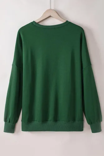 Vista 197 de SHEWIN Sudadera casual de manga larga con cuello redondo para mujer, ligera, holgada