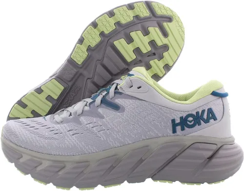 Vista 7 de Hoka One One Gaviota 4, zapatillas de running para hombre Negro blanco
