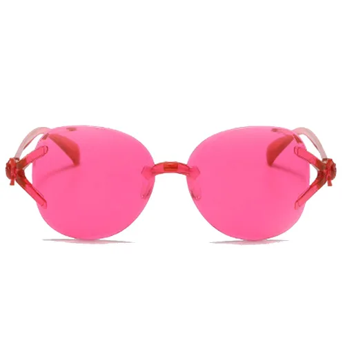 Vista 5 de Fox - Gafas de sol de una pieza sin marco color caramelo Ocean Piece PC Gafas de sol (amarillo progresivo)