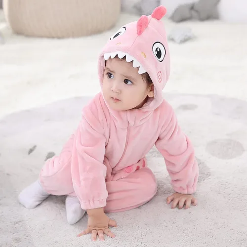 Vista 9 de TONWHAR Mameluco de animal para bebé y niña, mameluco para disfraz de Halloween, ropa de fiesta
