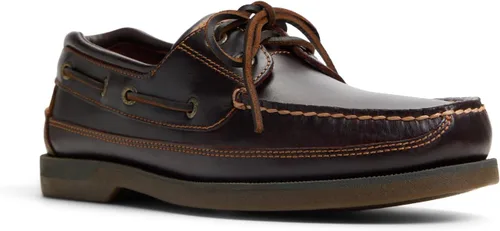 Vista 2 de Sperry Mako - Zapato náutico de piel con 2 ojales para hombre Amaretto