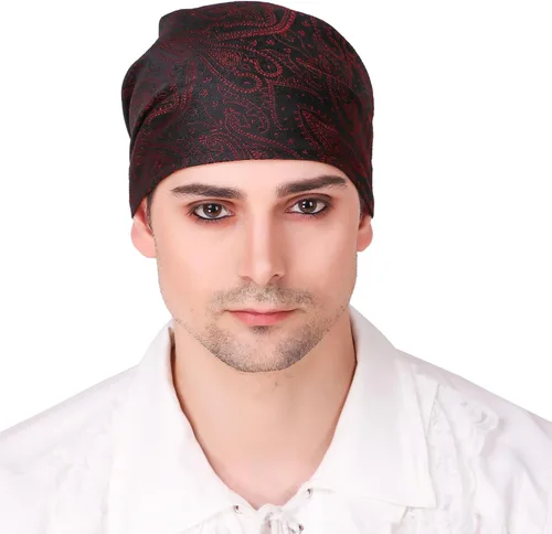 Vista 14 de ThePirateDressing Pirate Medieval Renaissance Halloween Costume Linen Triangle Bandana