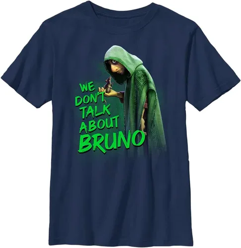 Vista 4 de Disney Pixar Camiseta Encanto We Don't Talk About Bruno para niño Negro