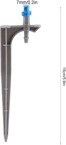 Vista 5 de Sistema de riego de jardín, 20 unidades/bolsa gotero de riego con inserto de tierra emisores de riego por goteo de árboles frutales para tubos