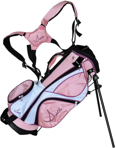 Vista 6 de Lady E - Juego de palos de golf rosas para niñas de 4 a 7 años (rosa-negro, edad de 4 a 7 años)