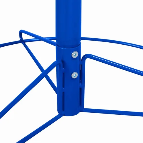 Vista 4 de Topeakmart Portable Disc Golf Basket 12-Chain Steel Practice Target Outdoor Azul