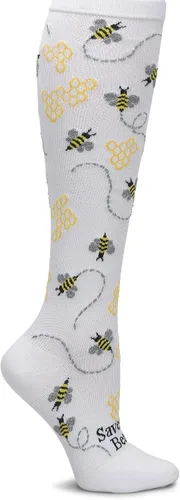 Vista 30 de Nurse Mates Calcetines de pantorrilla para mujer Compresión de 12-14 mmHg Soporte y comodidad superiores 1 par Tinte espacial Aqua Breeze