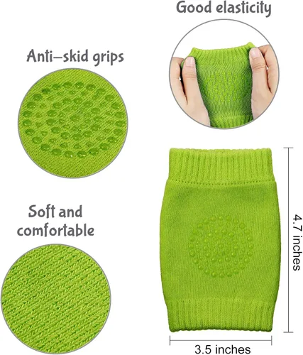 Vista 8 de 8 pares de rodilleras antideslizantes unisex para bebés para aprender a gatear calcetines para bebés