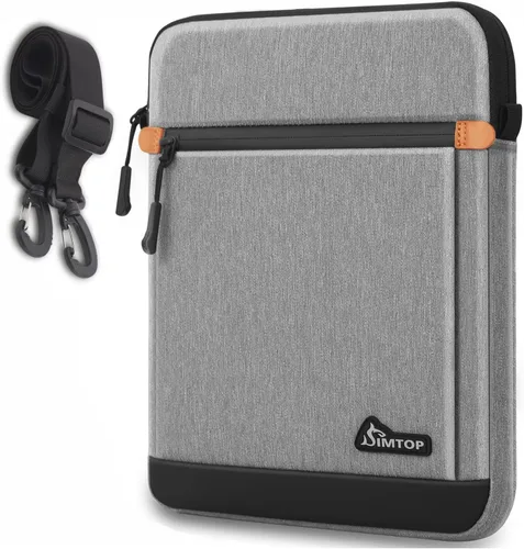 Vista 10 de Funda para tablet de 12.9 a 13 pulgadas, compatible con iPad Pro de 13 pulgadas/12.9 pulgadas, Galaxy Tab S9 FE+ 12.4 / S9 FE 10.9, cremalleras YKK