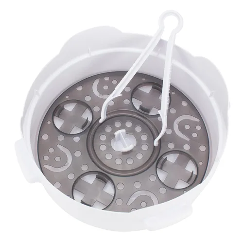 Vista 4 de Dr. Brown's Vapor de Microondas - para Biberones de Bebé, Tetinas, Piezas de Biberones, Chupetes, Mordedores y Piezas de Extractor de Leche