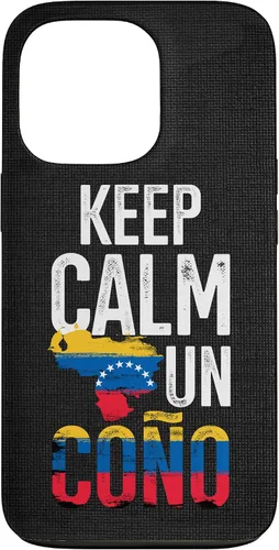 Vista 10 de Funda para iPhone 17 con diseño de bandera de Venezuela Pride Venezuela Girl Boy Flag Keep Calm Un Cono