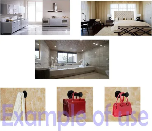 Vista 6 de Ganchos clásicos negros de acero inoxidable resistentes para montaje en pared, ganchos para toallas de baño, perchero, ganchos para bolsos, paquete